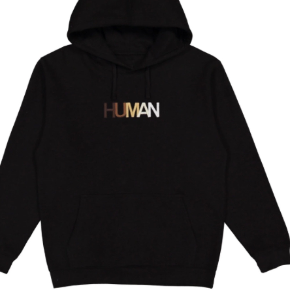 Human Embroidered Hoodie